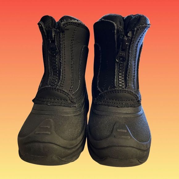 ❄️☃️ Toddler Arctic Shield Waterproof Black Snow Boots Size 8 - Picture 2 of 6